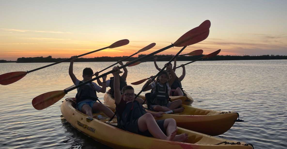 Cocoa Beach: Sunset Guided Kayak Tour - Experience Highlights