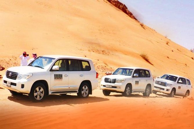 Dubai Desert Safari Exclusive Jeep, Activities, Shows (01-05 Persons) per Jeep - Pickup and Meeting Information