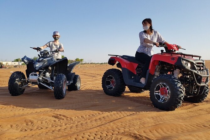 Dubai Desert Safari With BBQ, Quad Bike And Camel Ride - Quad Bike Adventure in the Lahbab Desert