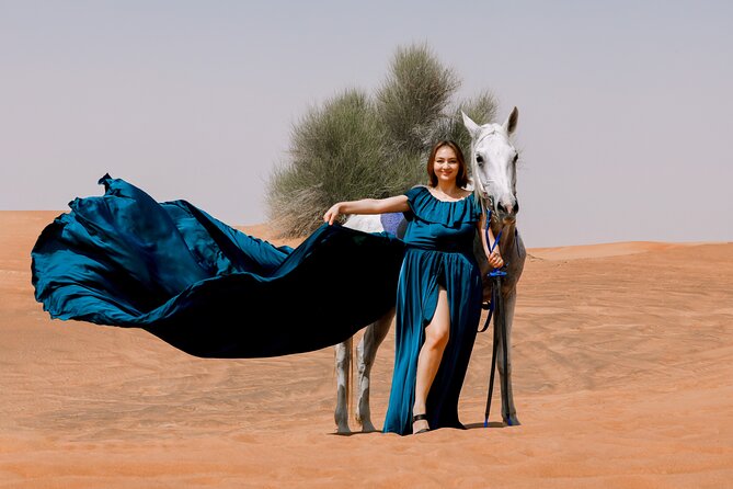 Dubai: Flying Dress With Photography and Thrilling Dune Drive - Included in the Package