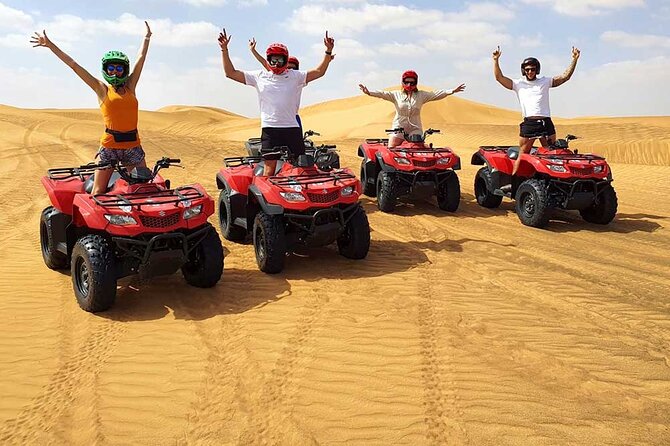 Dubai: Jeep Desert Safari, Camel Riding, ATV & Sandboarding - Sandboarding in the Dunes