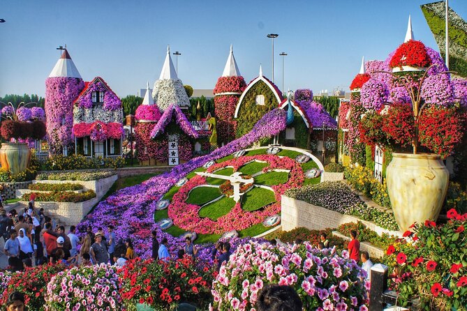 Dubai Miracle Garden Ticket With Transfer - Highlights of the Floral Wonderland