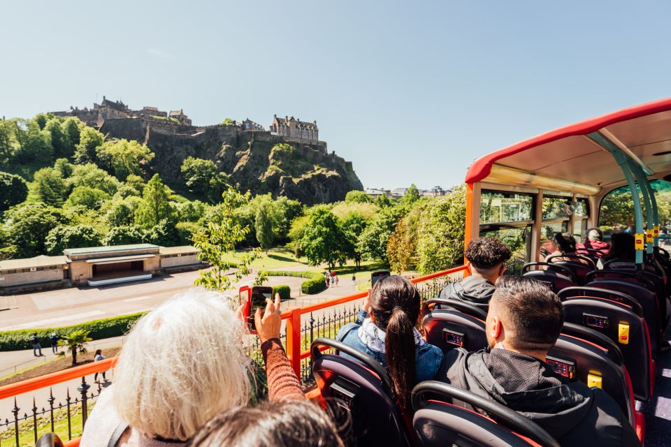 Edinburgh: Hop-On Hop-Off Combo City and Britannia Bus Tour - City Tour Details