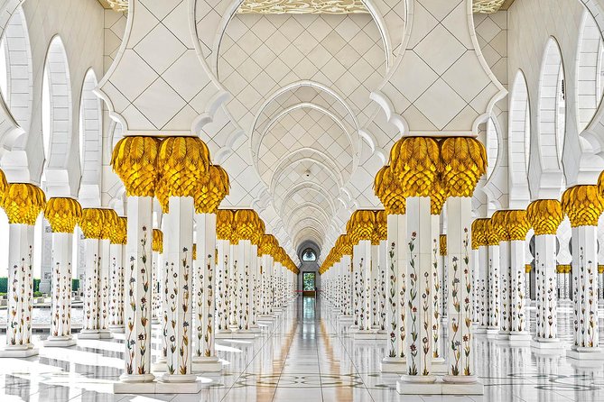 From Abu Dhabi: Grand Mosque, Qasr Al Watan Palace & Etihad Tower - Highlights of the Experience