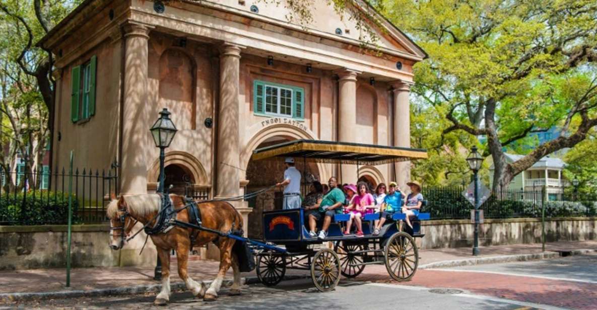 From Myrtle Beach: Charleston Tour With Boone Hall & Cruise - Charleston Carriage Tour