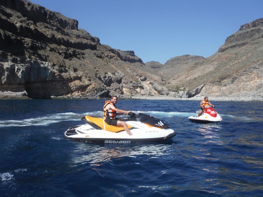 From Playa Del Inglés: Guided Jet Ski Tour & Hotel Transfers - Guided Jet Ski Experience