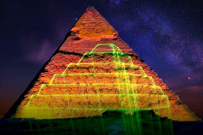 Giza Pyramids Sound & Light Show At Night - Ancient Egypts Captivating History