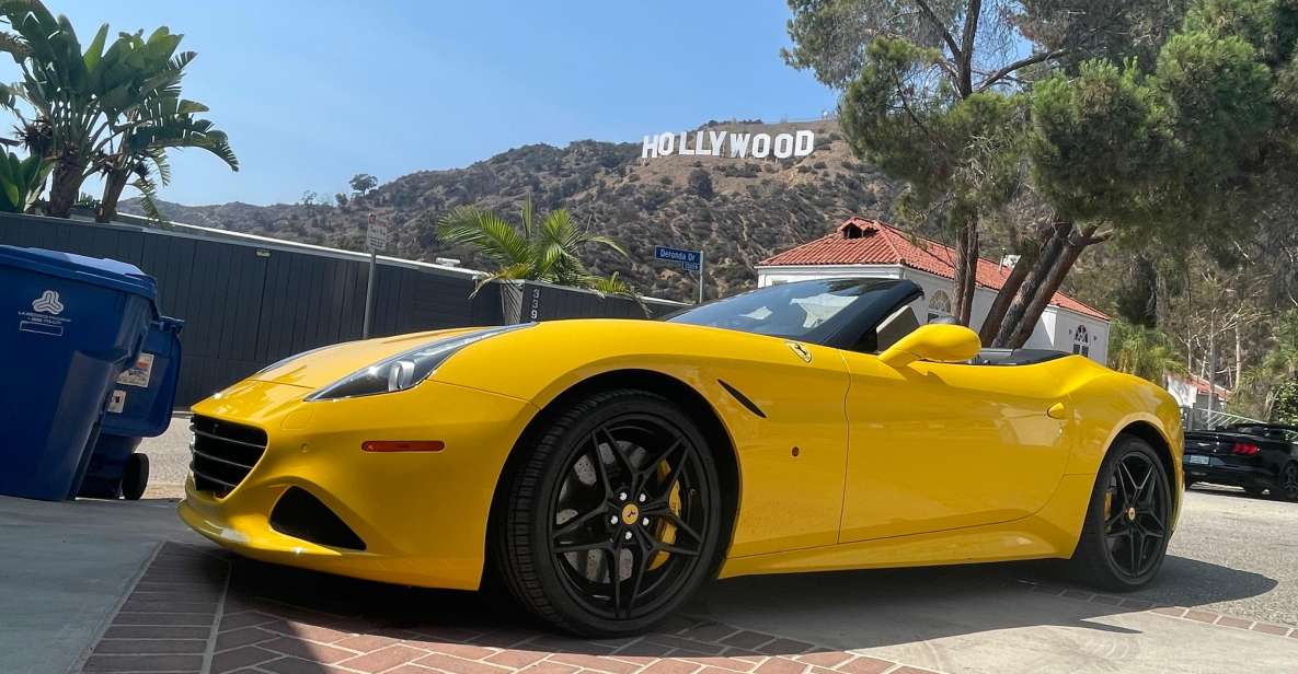 Hollywood Sign 50 Min Ferrari Driving Tour - Inclusions