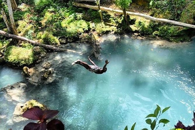 Irie Blue Hole and Secret Falls Adventure Tour From Runaway Bay - Pickup and Transport