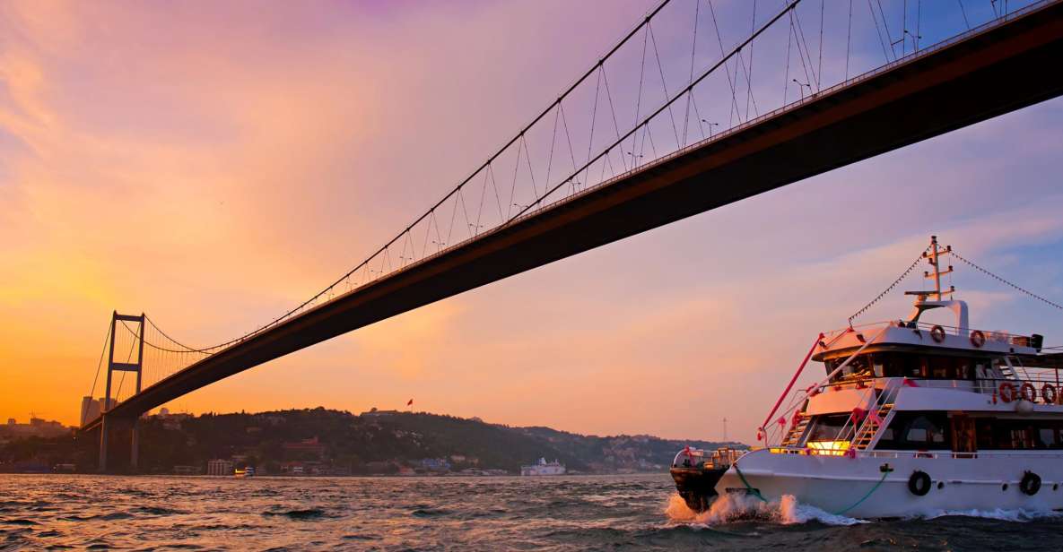 Istanbul: Bosphorus Boat Tour and Two Continents With Lunch - Bridge From Europe to Asia