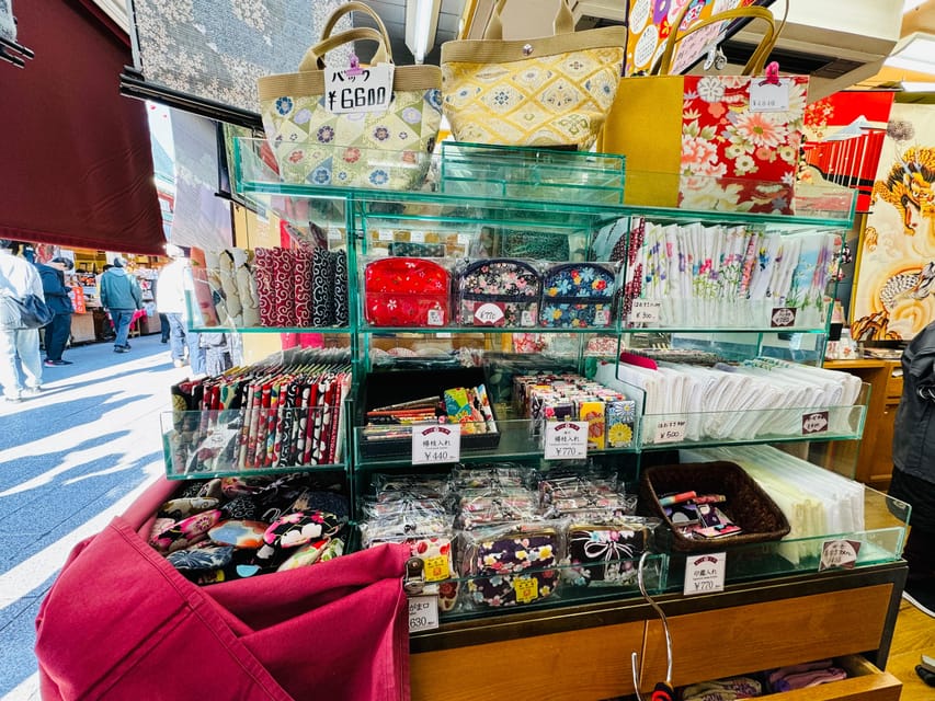 Japanese Miscellaneous Goods Shopping in Asakusa - Booking Information