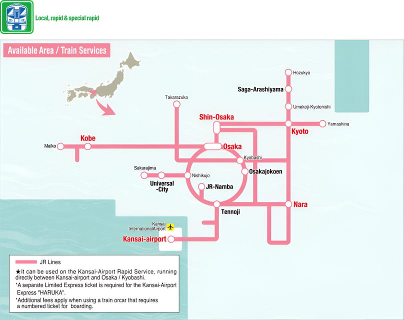 JR West: Kansai Mini Pass - Travel Experience