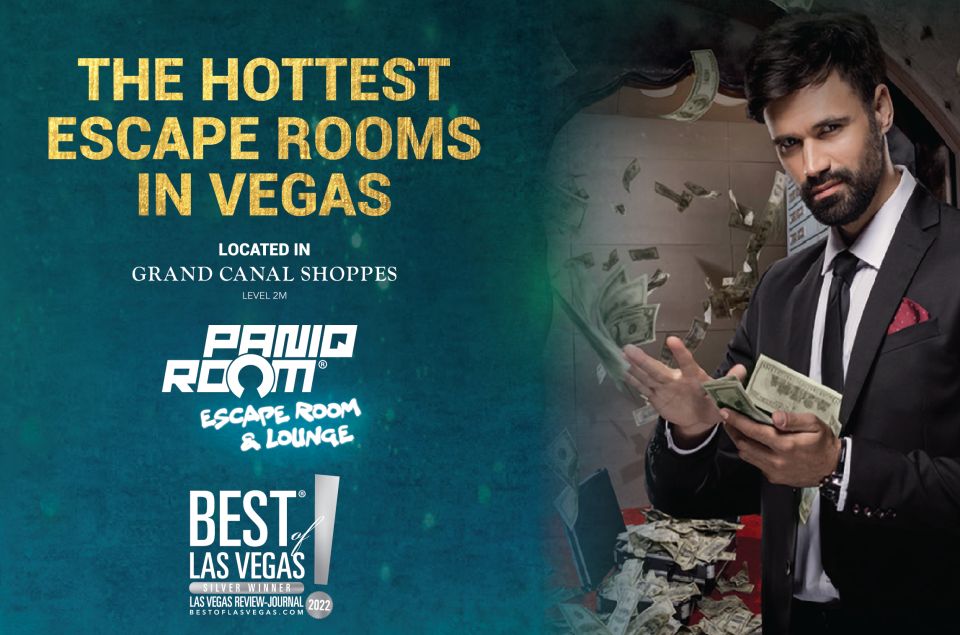 Las Vegas: PanIQ Escape Room at the Venetian Resort - Booking and Cancellation Details