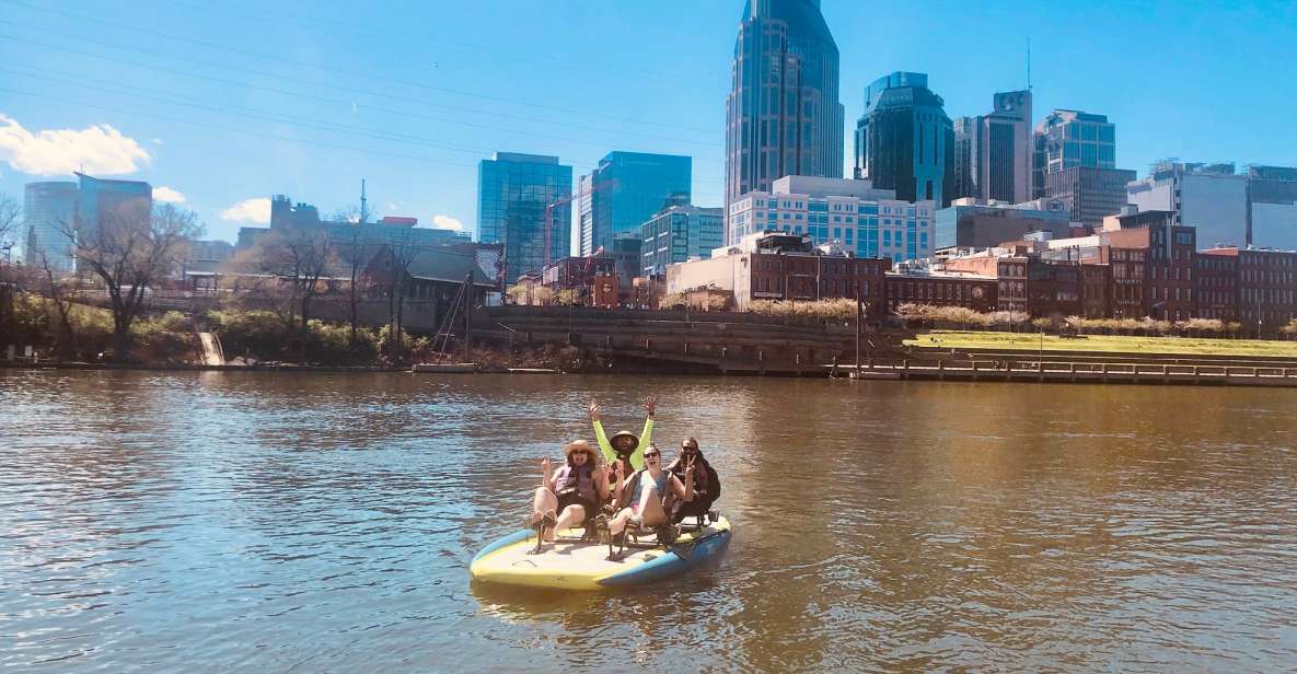 Nashville: Downtown Pedal Boat Rental for 2 to 4 People - Rental Highlights