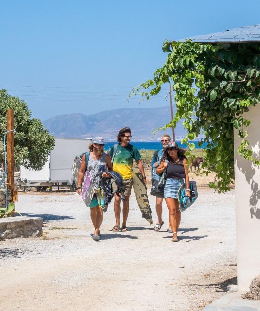 Naxos: Kitesurfing Lessons by Amouditis Kite Center - Lesson Duration and Location