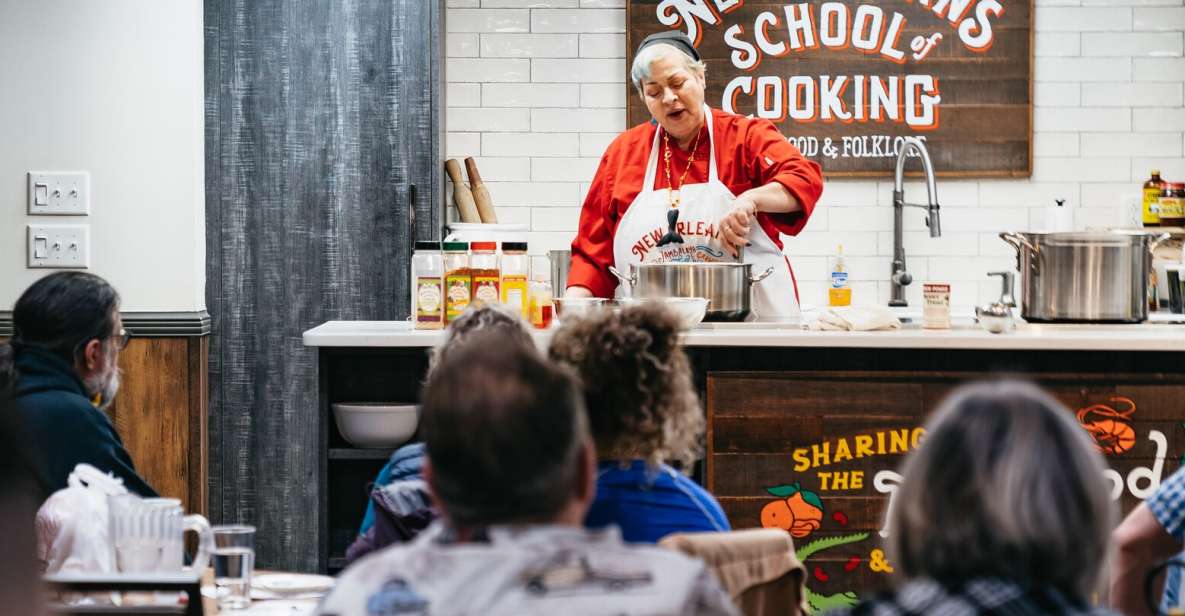 New Orleans: Cajun and Creole Cooking Class With Meal - Cooking Experience