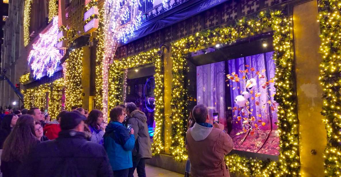 New York City: Holiday Lights Extravaganza Walking Tour - Highlights and Experience