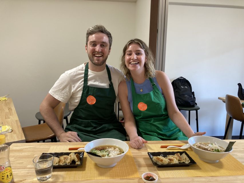 Osaka: Ramen and Gyoza Cooking Class in Dotonbori - Cooking Experience