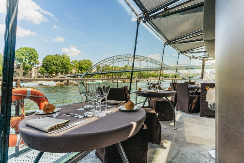 Paris: 2-Hour River Seine Lunch Cruise - Onboard Dining Experience