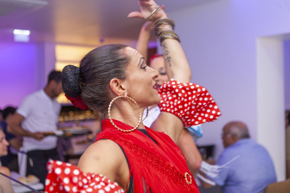 Portimao: Spanish Nights Sevillian Dance & Tapas Tasting - Duration and Availability