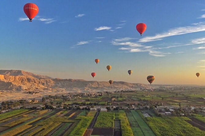 Private Tour to Luxor West and East Banks With Hot Air Balloon,Felucca and Lunch - Hot Air Balloon Ride