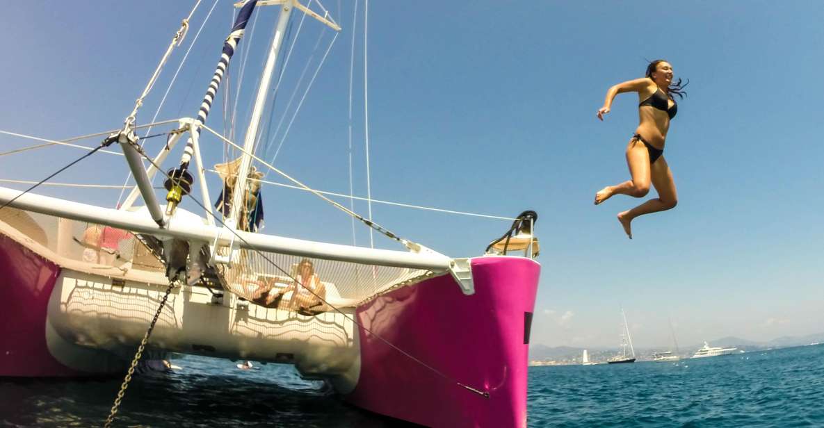 Saint Tropez: Half-Day Coastline Catamaran Sailing Tour - Sailing Experience