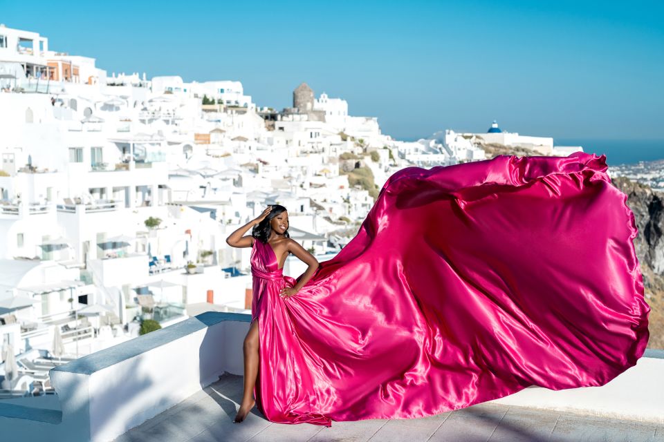 Santorini: Flying Dress © Photoshoot Express Package - Booking and Cancellation