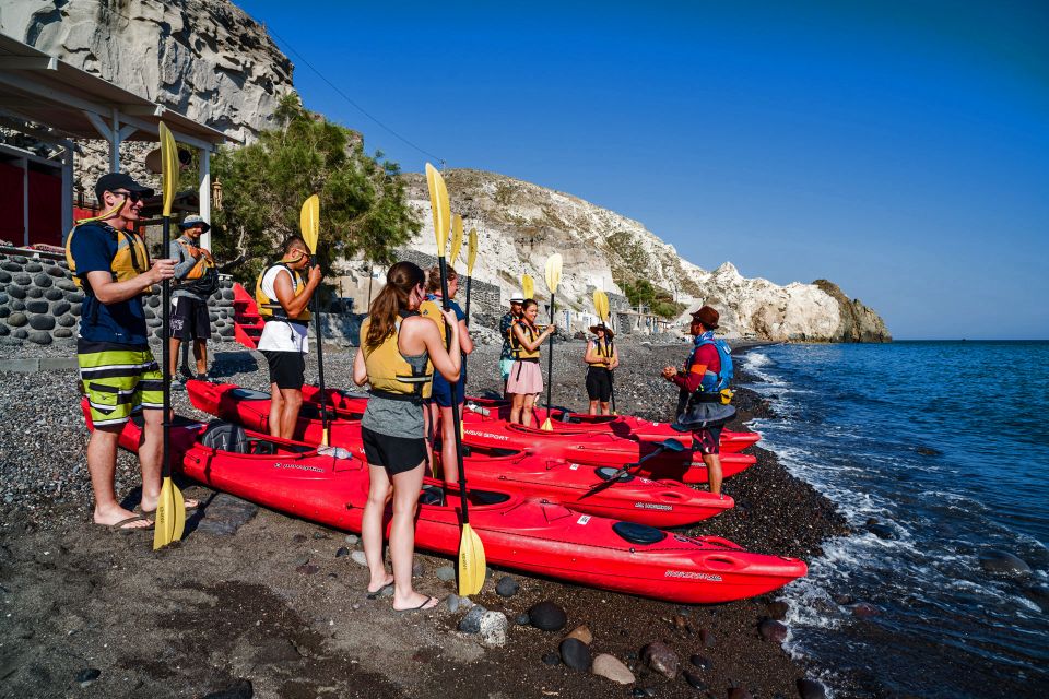 Santorini: Sea Kayaking With Light Lunch - Experience Highlights