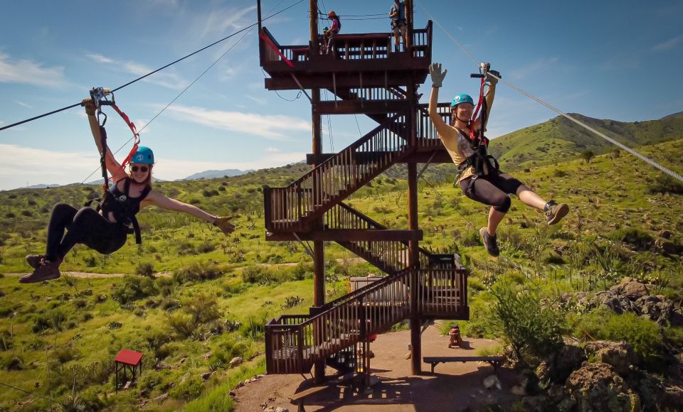 Tucson: 5-Line Zipline Course in the Sonoran Desert - Course Details