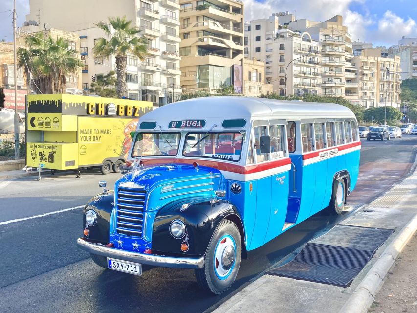 Valletta: Vintage Bus to Valletta, Sliema, Rabat & Mdina - Experience and Highlights