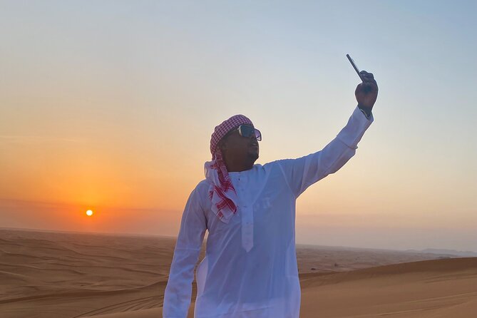 VIP Evening Desert Safari With BBQ Dinner -Camel Ride (Shared) - Arabic Coffee and Dates