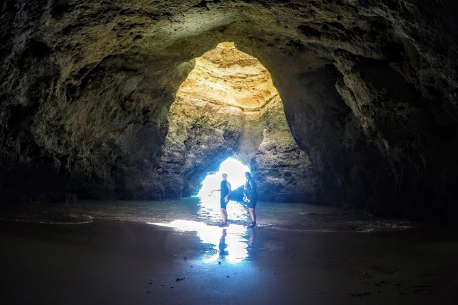 Visit Secret Caves, Hidden Beaches and Snorkel in Alvor, Portugal - Snorkeling in Sunlit Caves