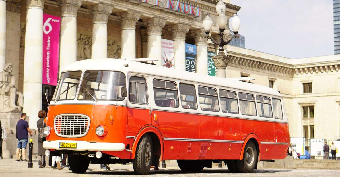 Warsaw: Highlights Guided Retro Bus Tour - Transportation and Experience