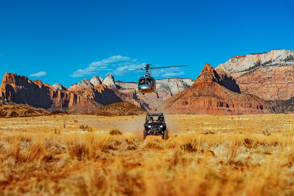 Zion National Park, Canaan Cliffs: Extended Helicopter Tour - Pricing and Booking