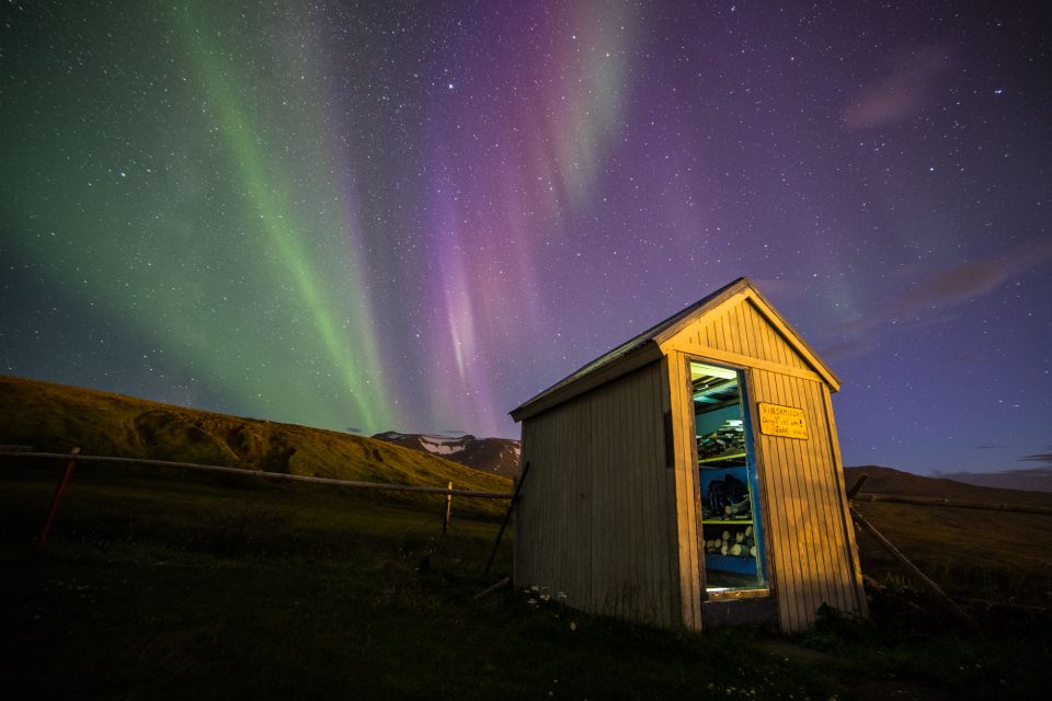 Akureyri: Private Northern Lights Tour With Transfer & Snack - Whats Included