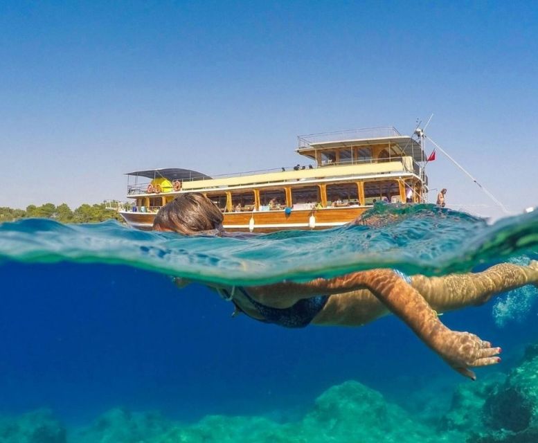 Antalya Relax Boat Trip With Lunch to the Waterfall - Swimming Breaks at Waterfall and Sea Turtle Habitat