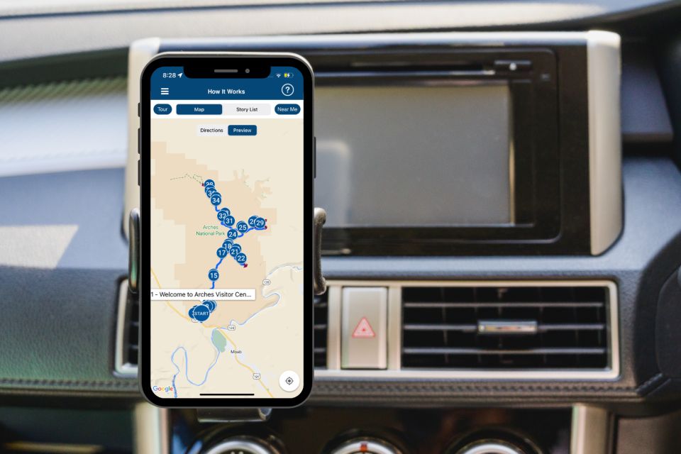 Arches and Canyonlands National Park: In-App Audio Guides - Itinerary and Key Stops