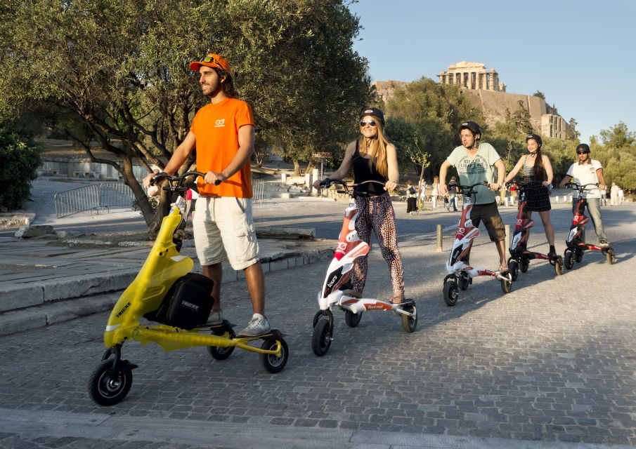 Athens: Electric Scooter City Tour With Food Tasting - Tour Itinerary