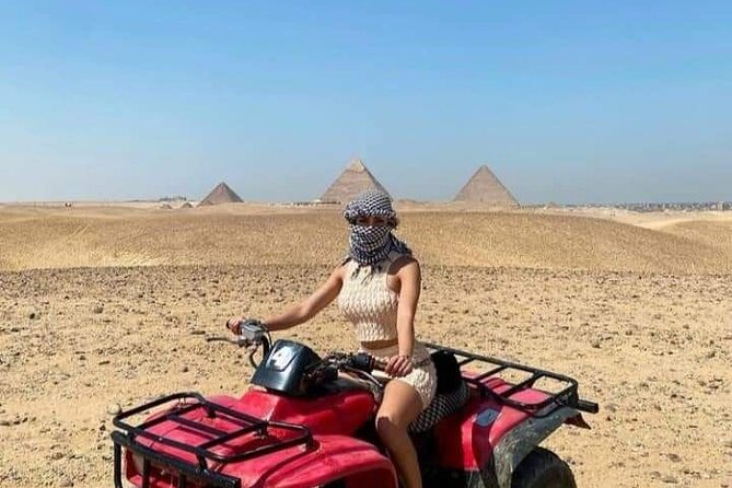 ATV Quad Bike Ride At GIZA Pyramids & BBQ Dinner. - Desert Dinner Experience