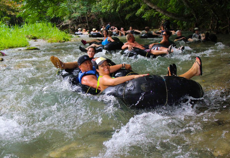 Blue Hole, Secret Falls, River Tubing and Dunns River Falls - River Tubing on the White River