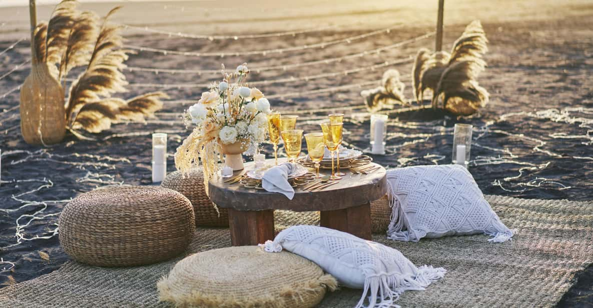 Cala Millor: Boho Beach Picnic - Picnic Setup and Inclusions