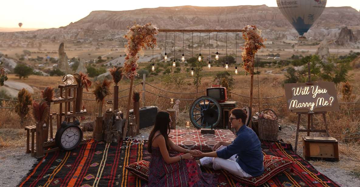 Cappadocia: Love Valley Proposal Service With Transfers - Whats Included