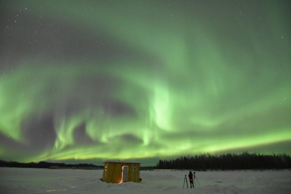 Chena Lake: Aurora Borealis Viewing & Ice Fishing Adventure - Fishing Experience