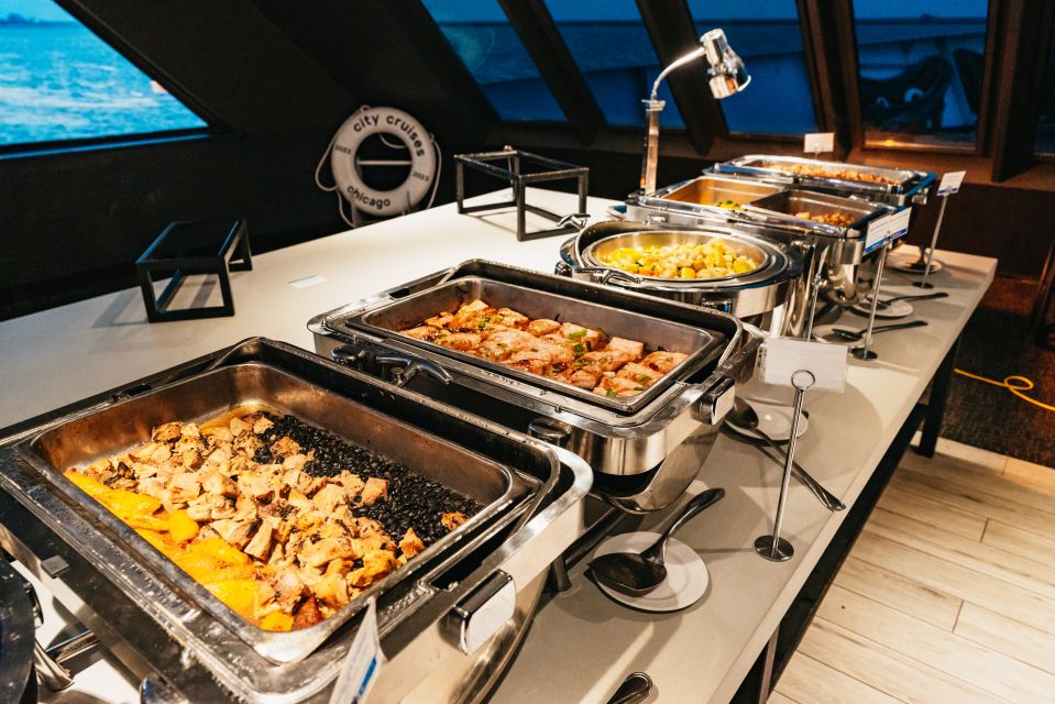 Chicago: Lake Michigan Buffet Brunch, Lunch or Dinner Cruise - Extensive Buffet Menu Options