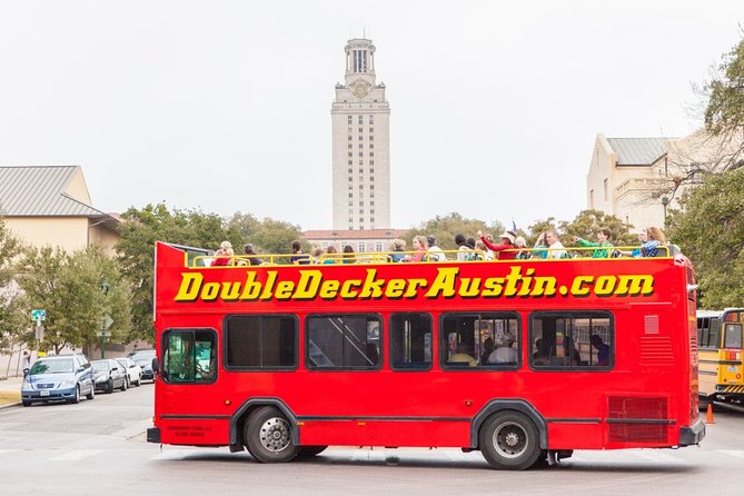 Double Decker Austin Single Loop Sightseeing Tour - Seating Options