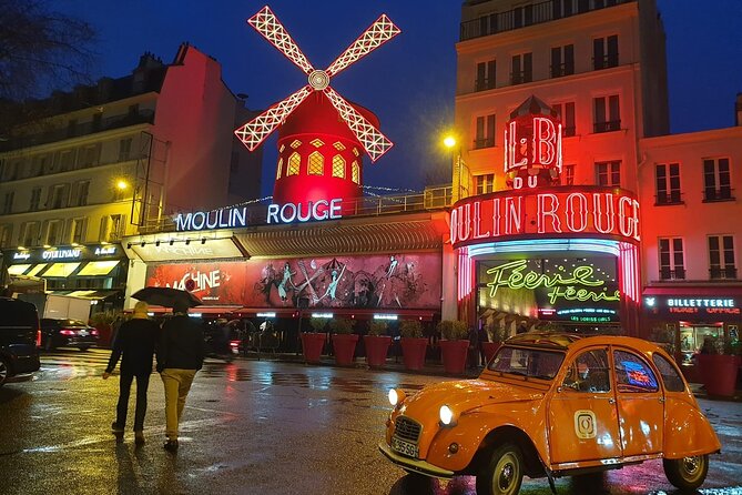 Experience the Magic of Paris By Night: A 2-Hour Iconic 2CV Tour - Knowledgeable Local Guide Narration