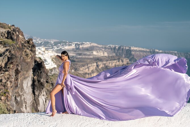 Flying Dress © Photoshoot in Santorini: Express Package - Confirmation and Accessibility