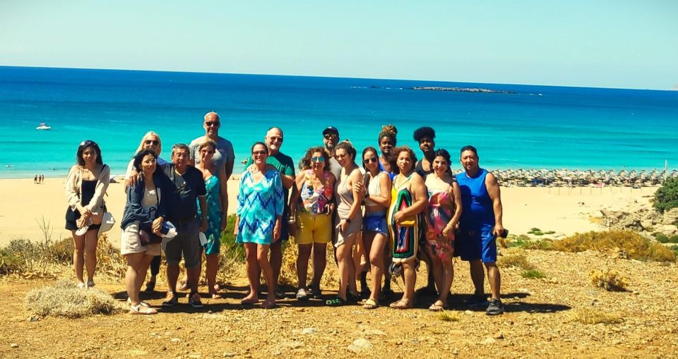 From Chania: Elafonisi & Falasarna Shared Tour With Snacks - Beach Experiences