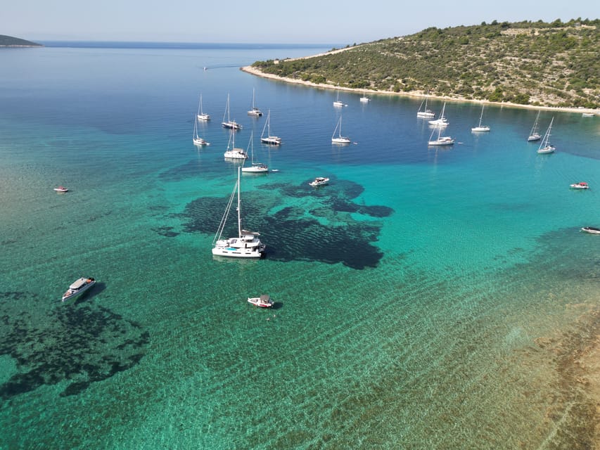 From Trogir: Half-Day 3-Island Boat Tour With Water&Coffee - Veliki Drvenik (Blue Lagoon)