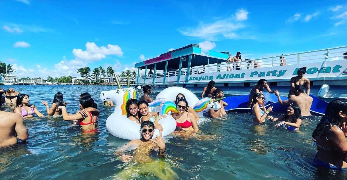 Ft. Lauderdale: Party Boat Tour to the Sandbar With Tunes - Onboard Experience